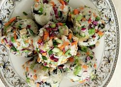 蔬菜饭团