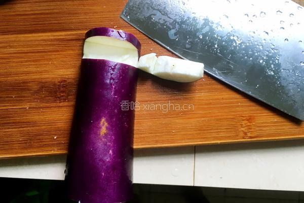 茄子酿肉的做法图解4