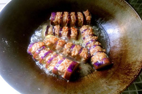 茄子酿肉的做法图解13