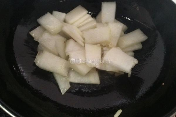 虾皮烧冬瓜的做法图解3