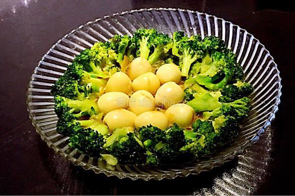 西兰花鹌鹑蛋的做法图解9