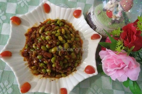 酱香肉粒青豆的做法图解8