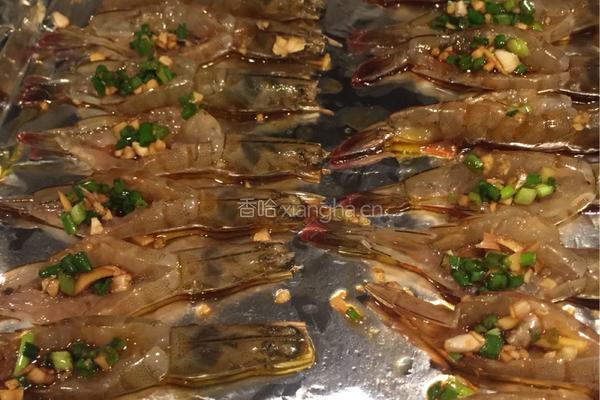 蒜香烤虾的做法图解4