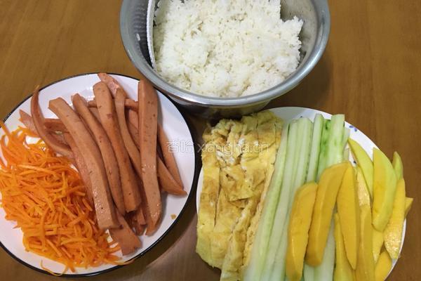 果蔬寿司的做法图解7