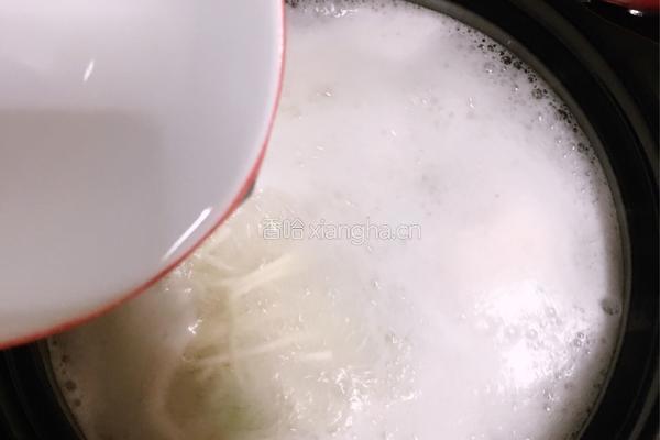 豇豆青菜面的做法图解5
