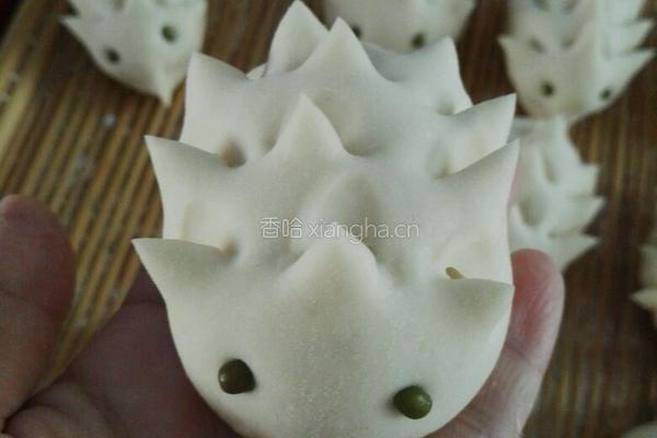 小猪刺猬豆沙包的做法图解1