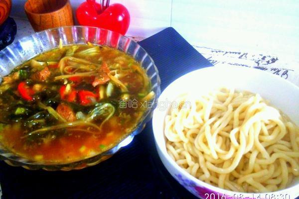压豆面(二人份)的做法图解15