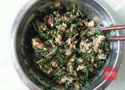 芝麻叶猪肉馅饺子的做法图解5