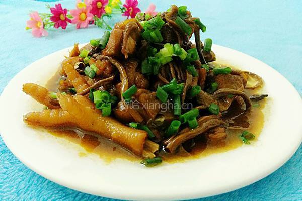茶树菇焖鸡的做法图解10