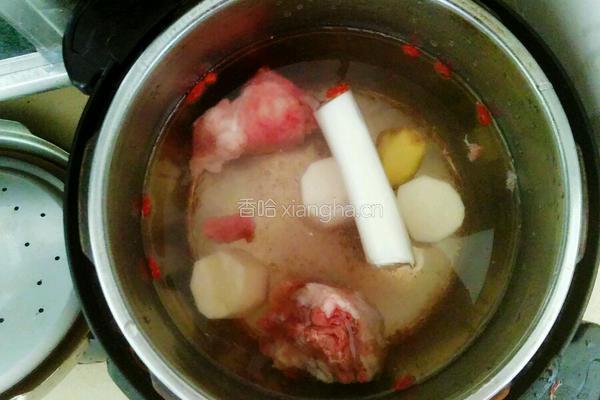 山药龙骨汤的做法图解3