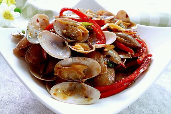 爆炒花甲的做法图解13