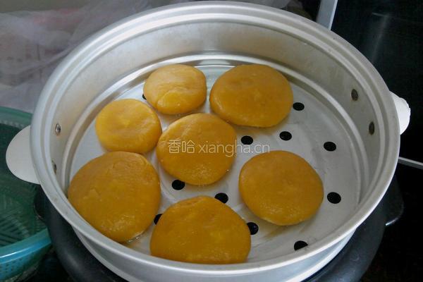 炸脆皮南瓜饼的做法图解1