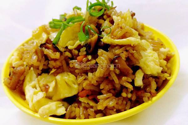 酱油炒饭的做法图解10