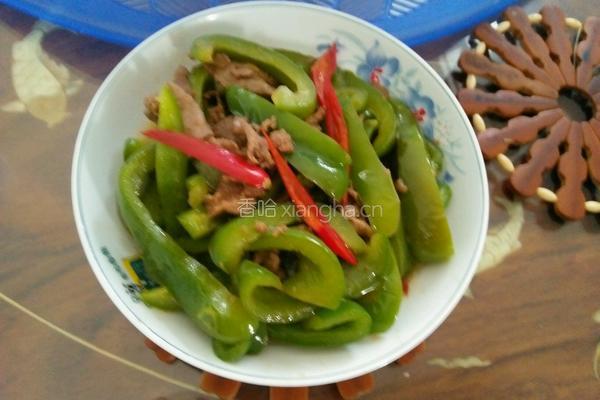 双椒炒牛肉的做法图解6