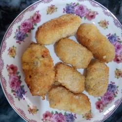 鸡肉可乐饼的做法[图]