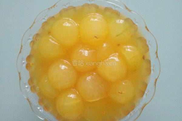 桂花密汁圆子的做法图解6