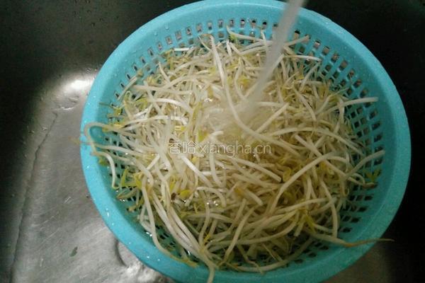 香干豆芽菜的做法图解1