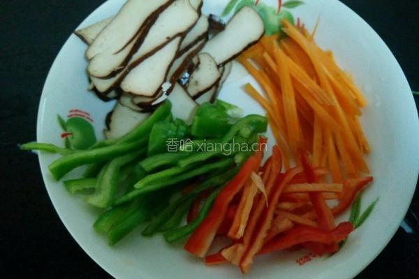 香干豆芽菜的做法图解2