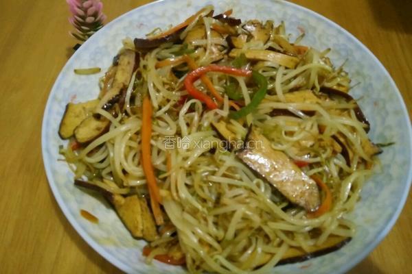 香干豆芽菜的做法图解8