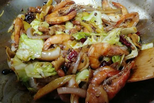 麻辣干锅虾的做法图解13
