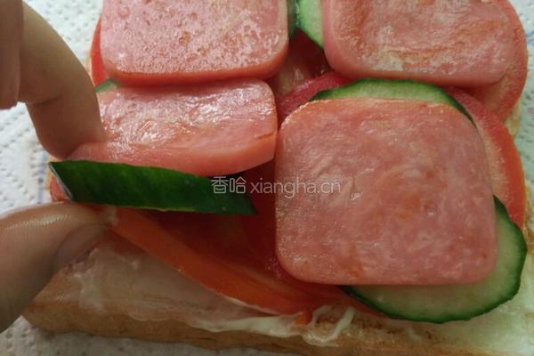 蛋皮包三明治的做法图解10