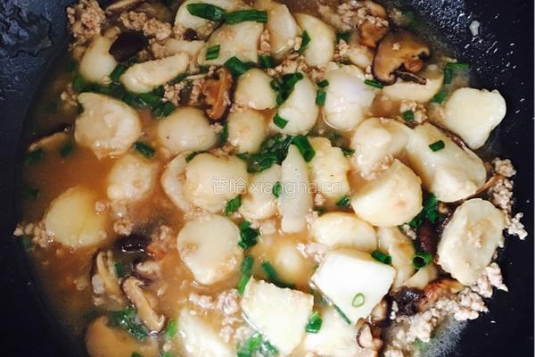 肉末香菇烧芋头的做法图解8