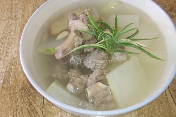 鸭腿冬瓜汤的做法图解8