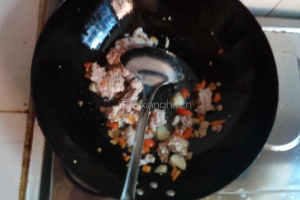 肉末酸豆角的做法图解4