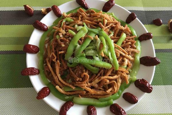 丝瓜炒茶撒的做法图解8