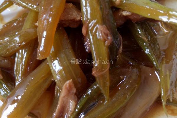 芹菜炒肉的做法图解7