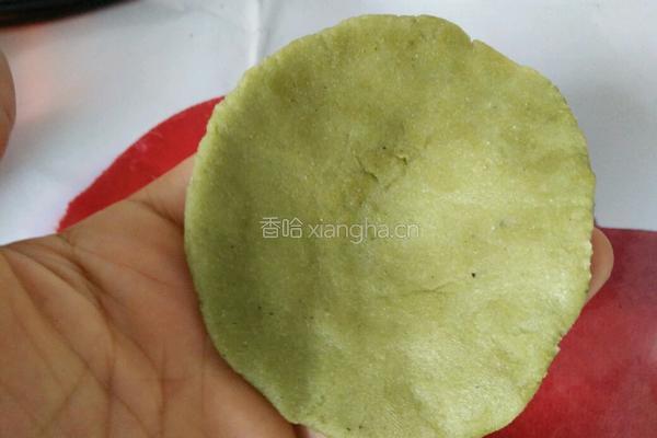 抹茶黑芝麻月饼的做法图解8