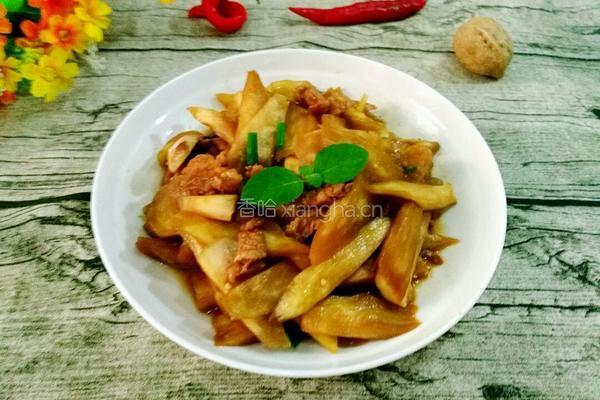  家常肉丁炒茄子的做法图解10