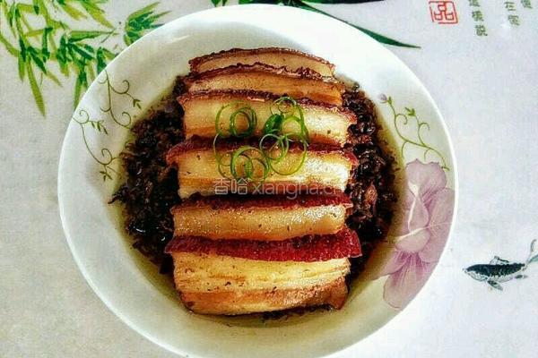 梅菜扣肉的做法图解15