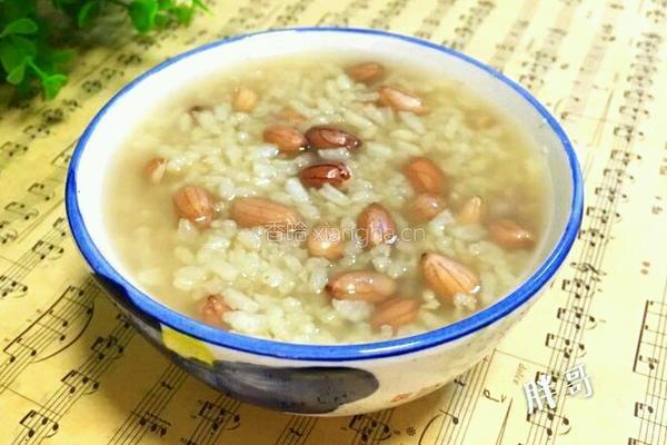 花生白米粥的做法图解5