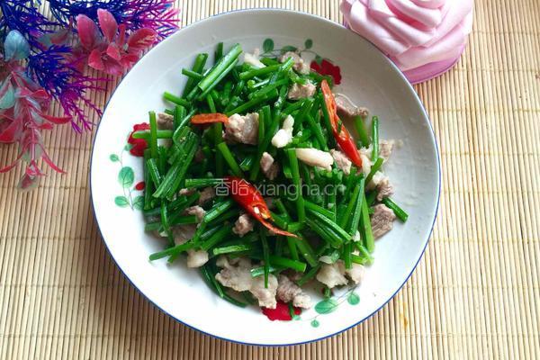 肉炒韭菜花的做法图解13