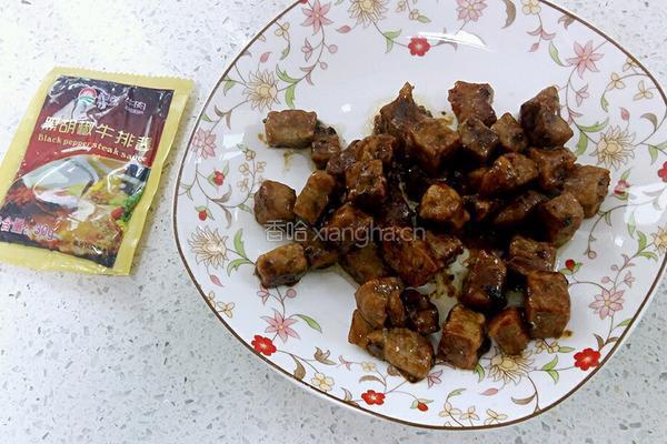 黑椒牛肉意面的做法图解3