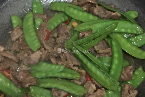 荷兰豆炒牛肉的做法图解9