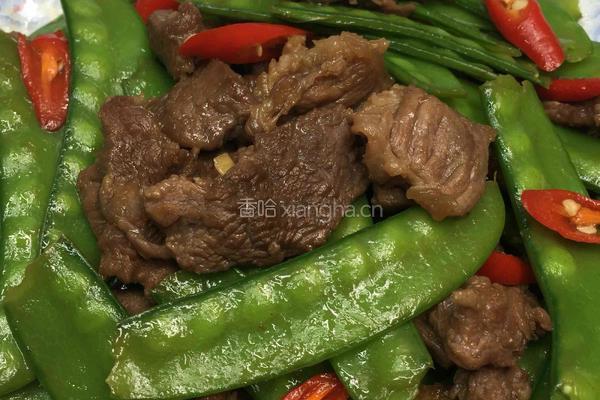 荷兰豆炒牛肉的做法图解11