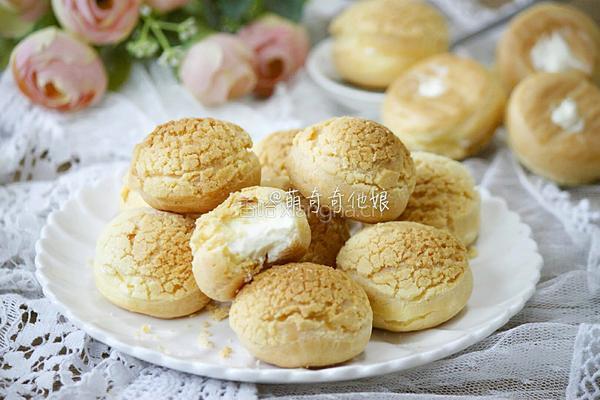 酥皮奶油泡芙的做法图解22
