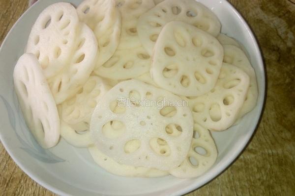 清炒藕片的做法图解2