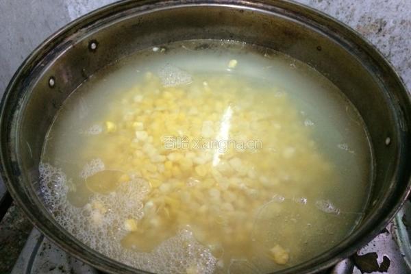 鸡蛋玉米羹的做法图解5