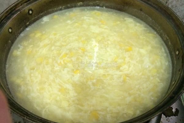 鸡蛋玉米羹的做法图解8