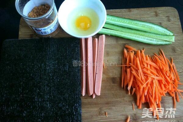 紫菜包饭的做法图解1
