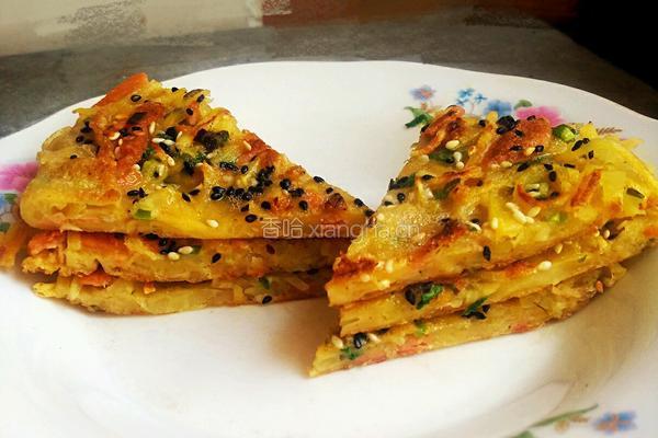 土豆丝鸡蛋饼的做法图解13
