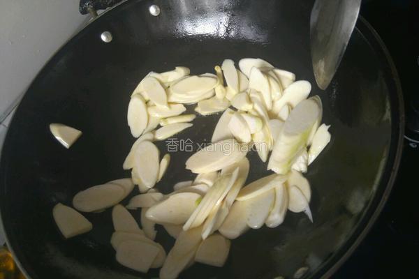 茭白炒牛肉的做法图解5