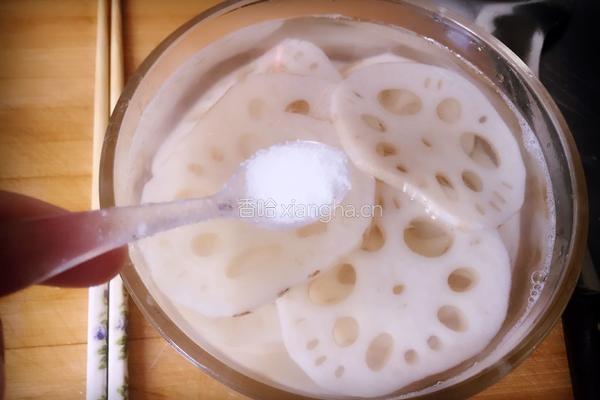 糖醋藕片的做法图解4