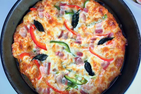 罗勒培根pizza的做法图解7