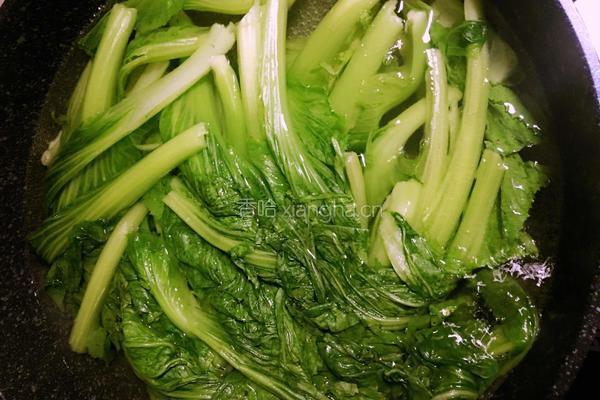 蒜蓉炒芥菜的做法图解2