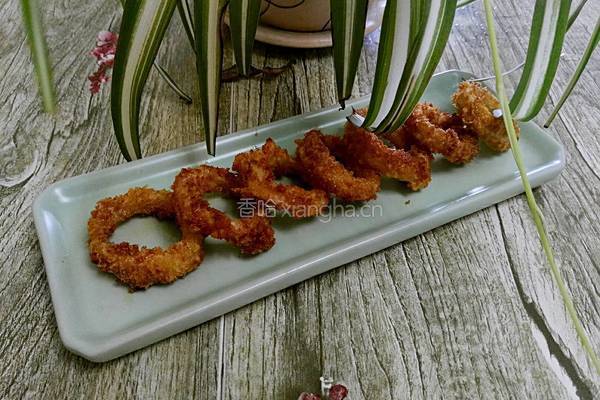 酥炸鱿鱼圈的做法图解9