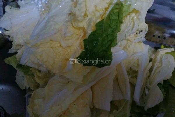 海米白菜粉丝汤的做法图解3